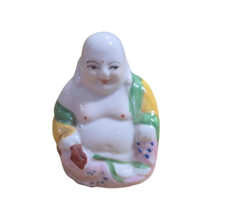 Buda de porcelana pintado a mão