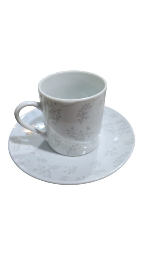 Xícara de porcelana, motivos vegetalistas