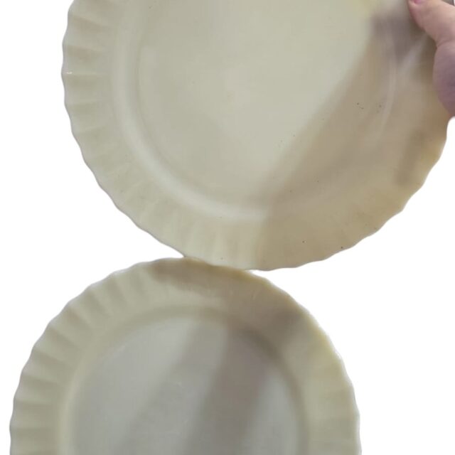 Pratos de bolo opalina Colorex