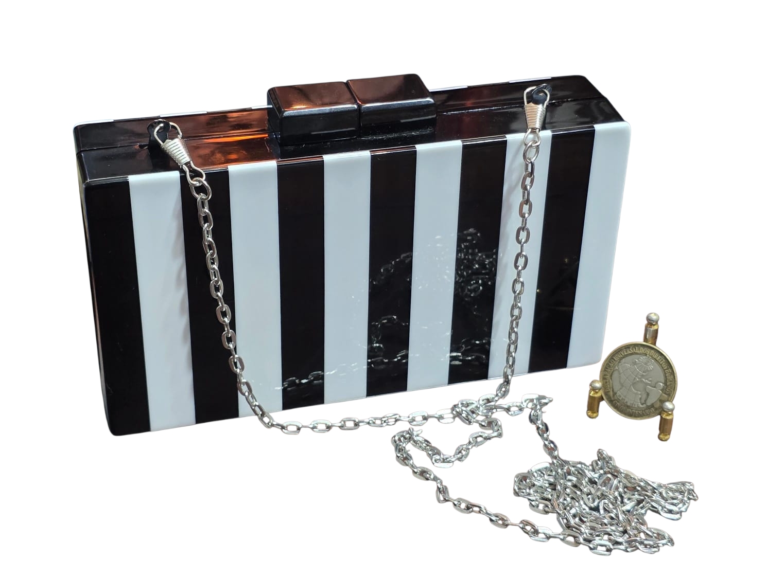 Elegante Clutch feminina para festa