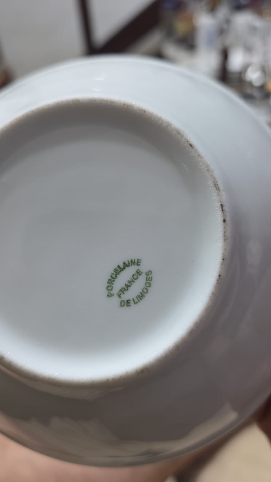 Bowl de porcelana francesa Limoges - Imagem 3