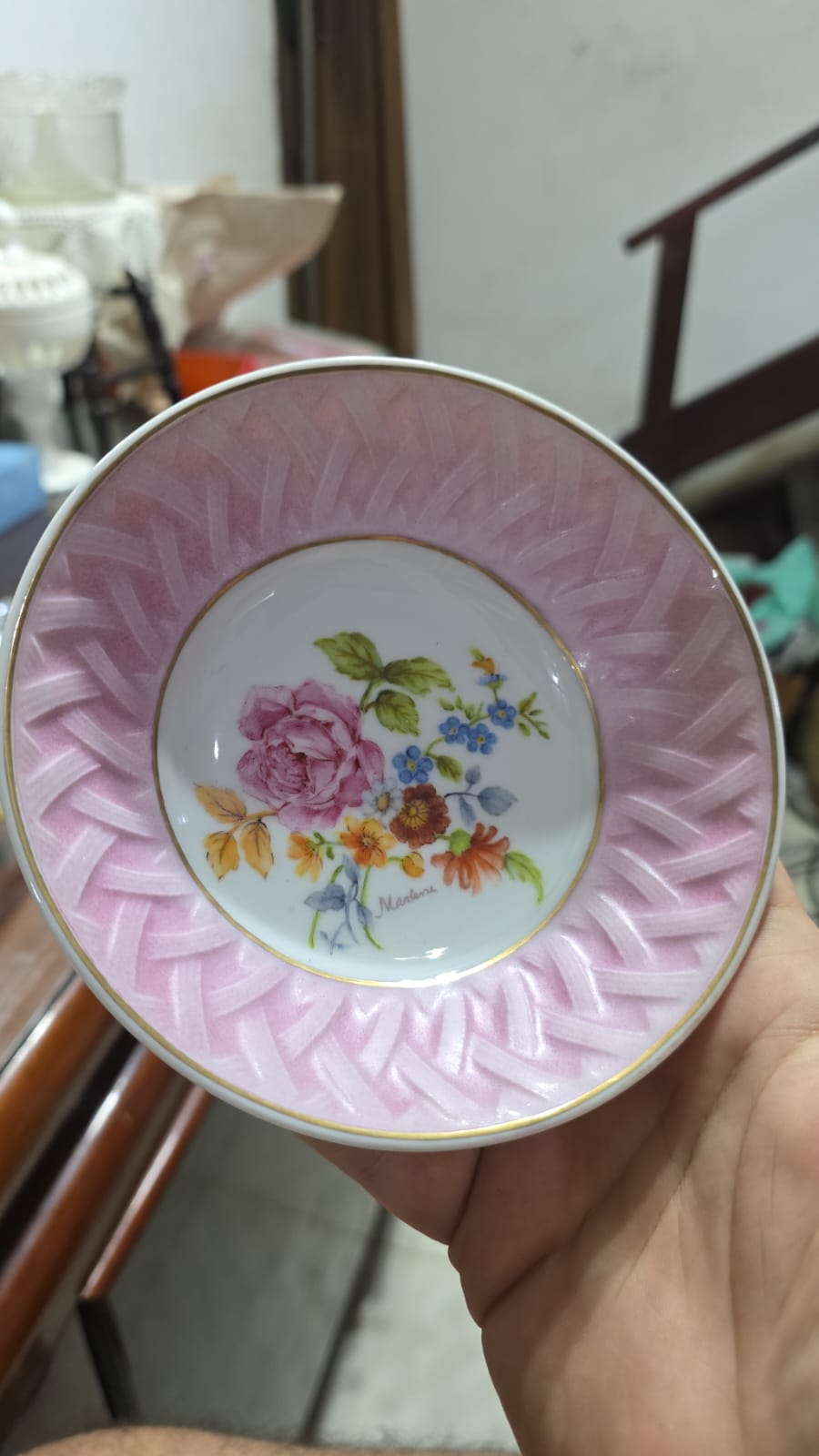 Bowl de porcelana francesa Limoges - Imagem 2