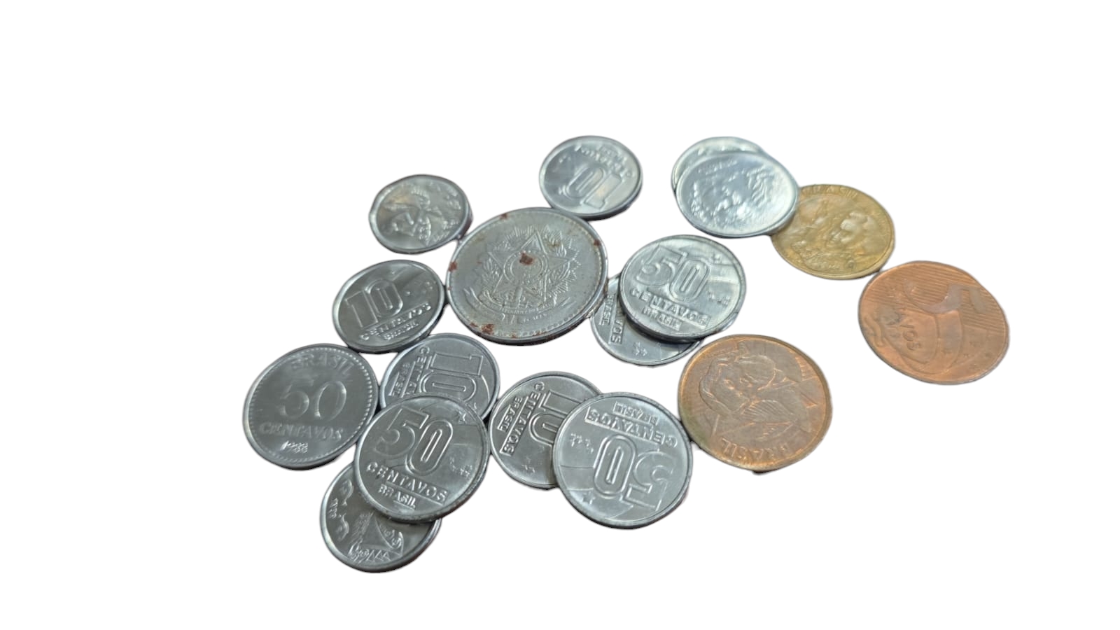 Lote de antigas moedas
