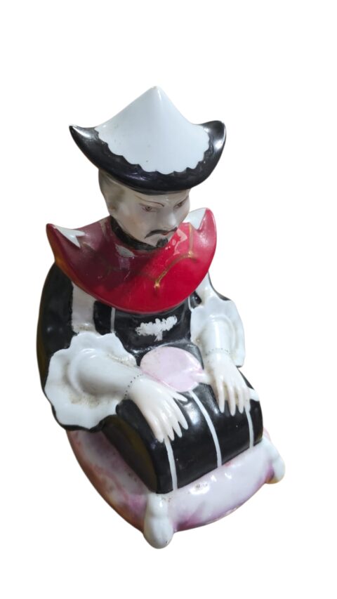 Grande escultura oriental de porcelana
