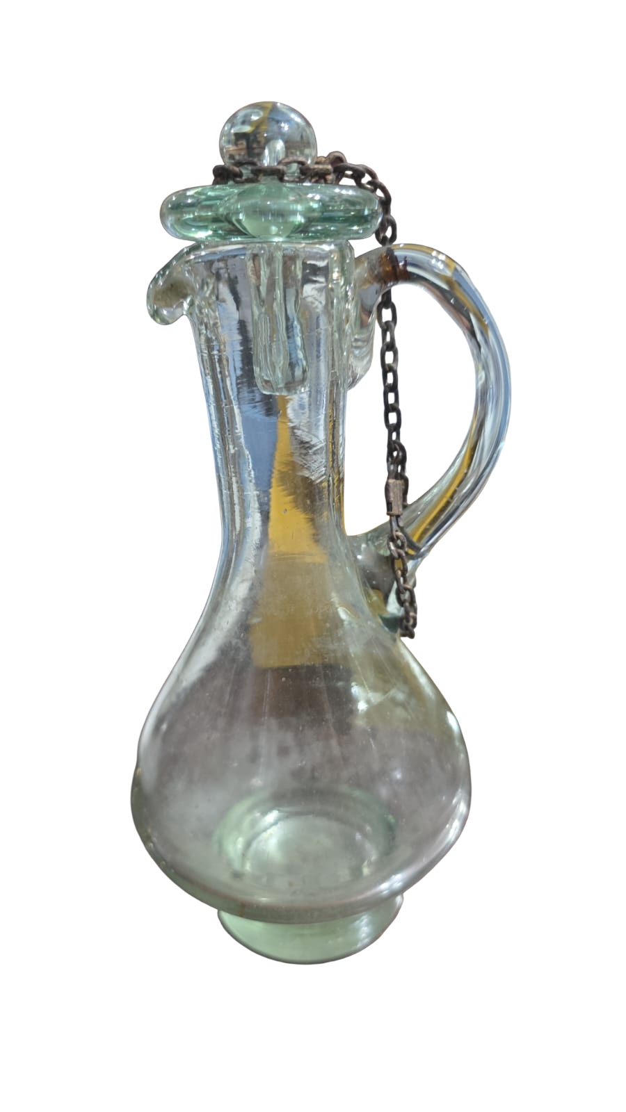 Jarra antiga em vidro artesanal