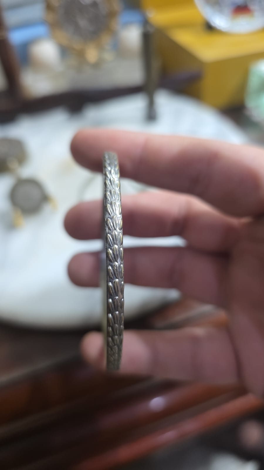 Pulseiras escravas espessuradas a prata - Imagem 3