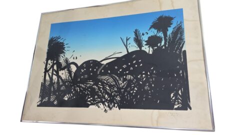 Quadro assinado com bela arte