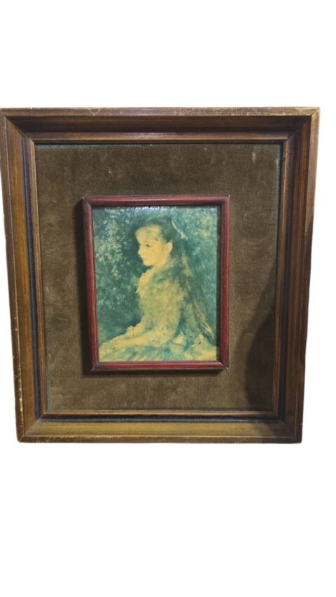 Belo e antigo quadro