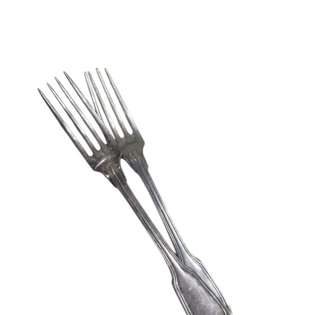 Garfos espessurado a prata Christofle, francês. (valor unitário)