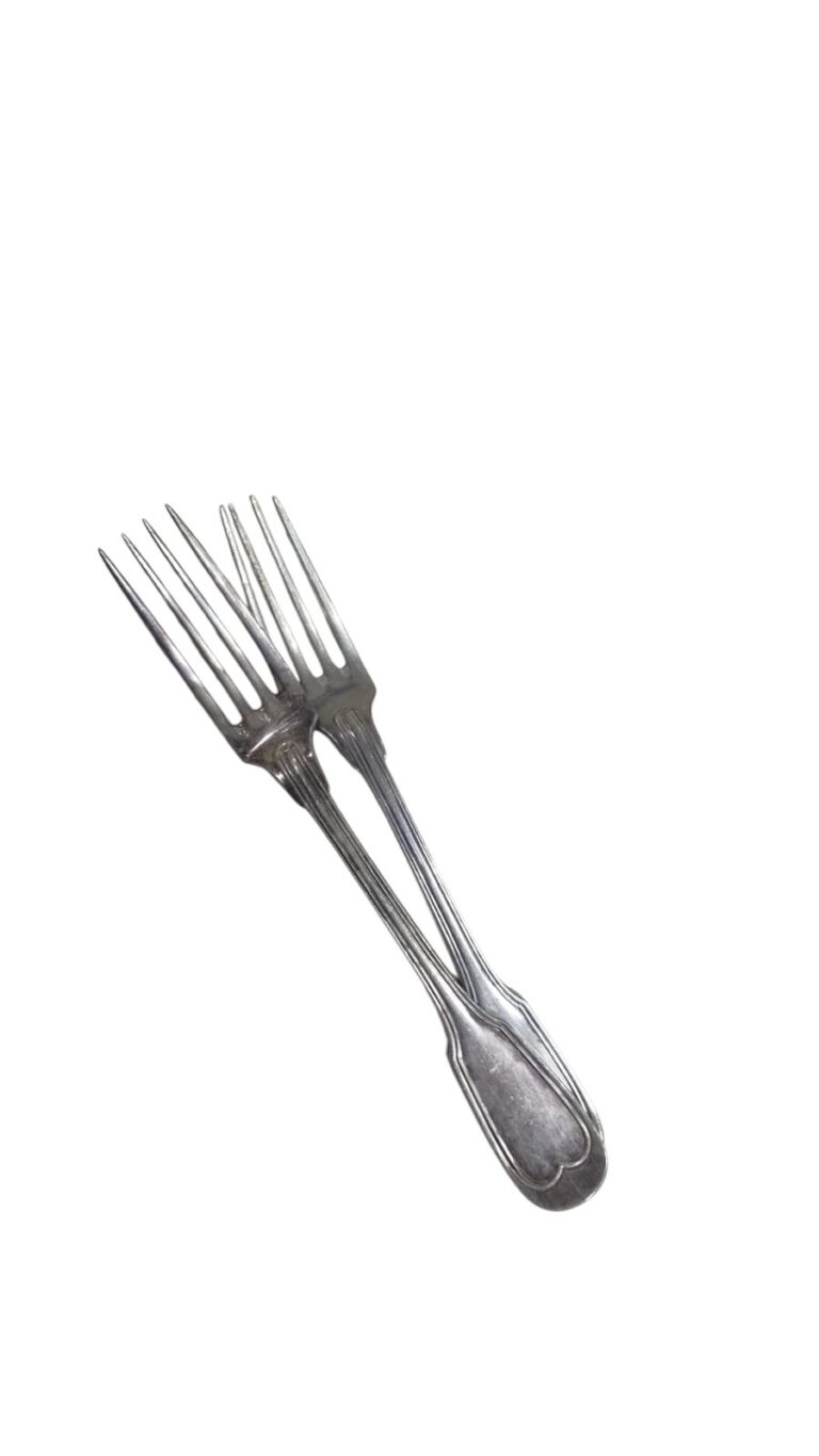 Garfos espessurado a prata Christofle, francês. (valor unitário)