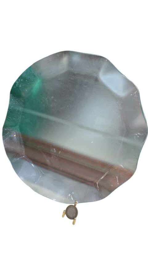 Prato de bolo de vidro