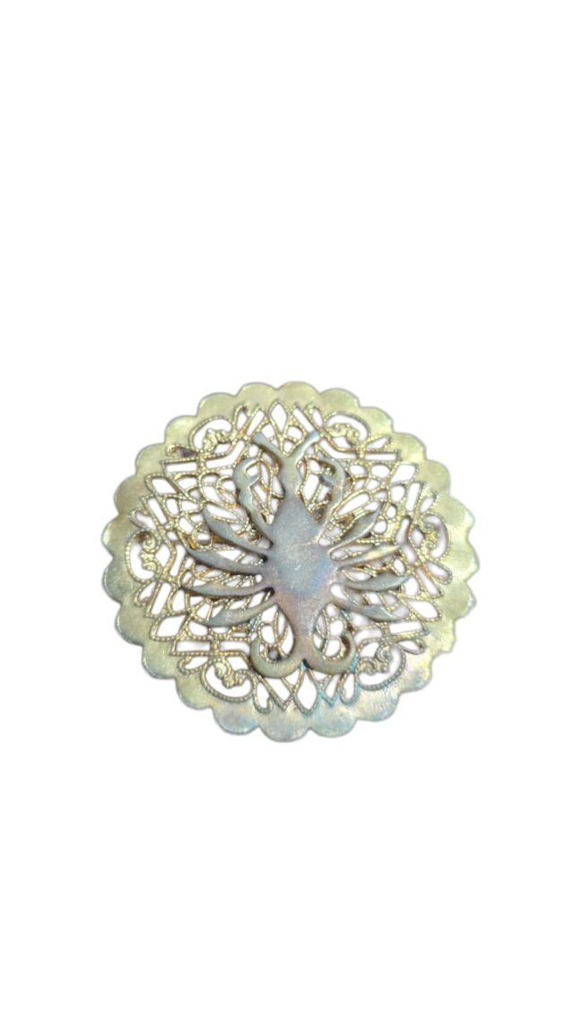 Broche vintage filigranado