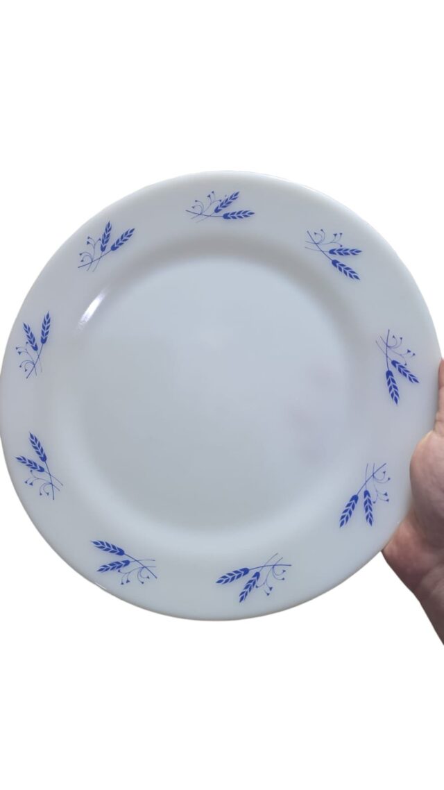 Prato de bolo opalina triguinho, ótimo estado