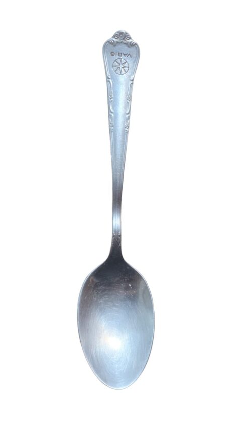 Grande colher Varig Hércules inox, primeira classe