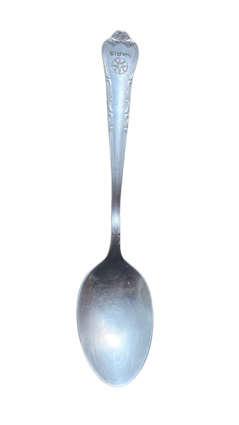 Grande colher Varig Hércules inox, primeira classe