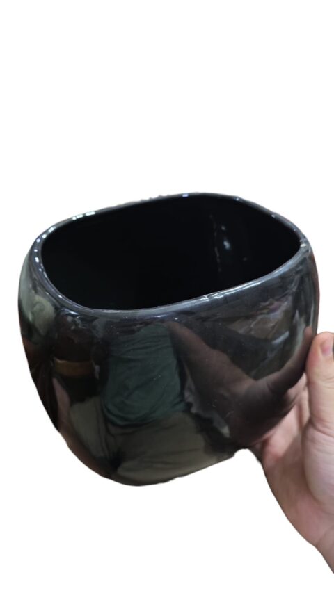 Grande cachepot negro