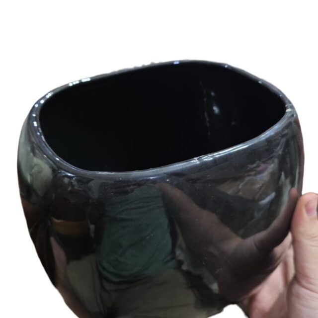 Grande cachepot negro