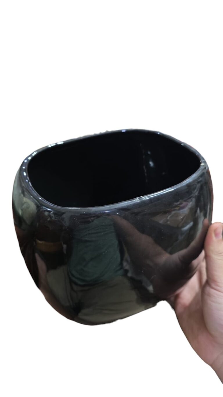 Grande cachepot negro