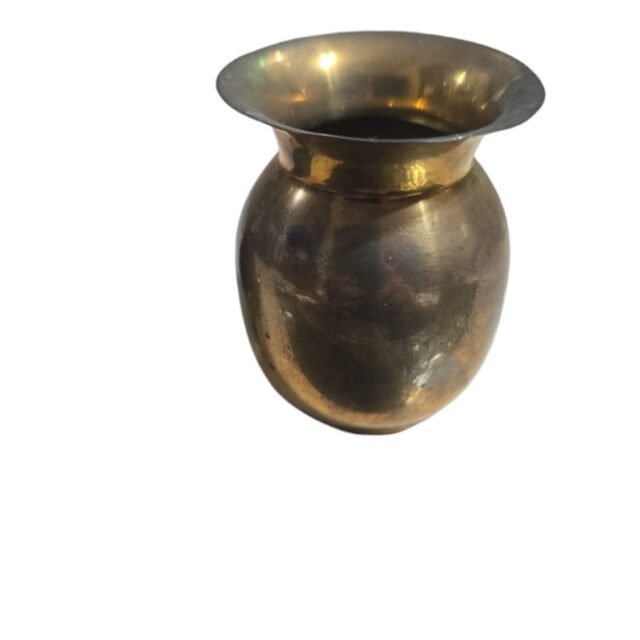 Antigo vasinho em dourado metal