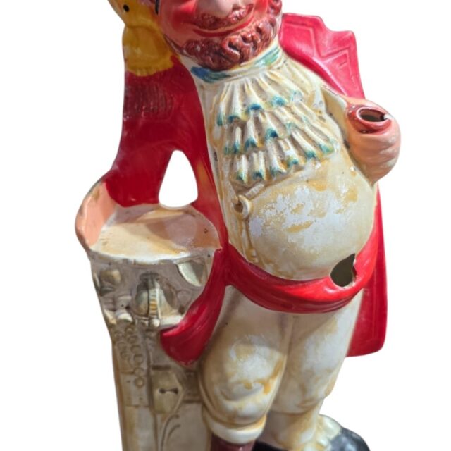 Antigo pirata de cerâmica porta utensílios. Década de 60