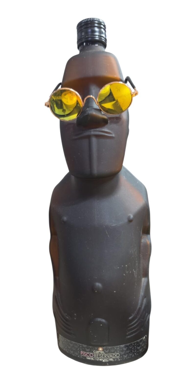 Garrafa chilena, totem da ilha de Páscoa