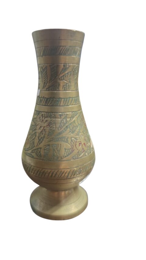 Pequeno vaso de bronze indiano