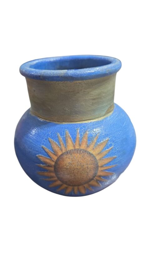Belo vaso de cerâmica