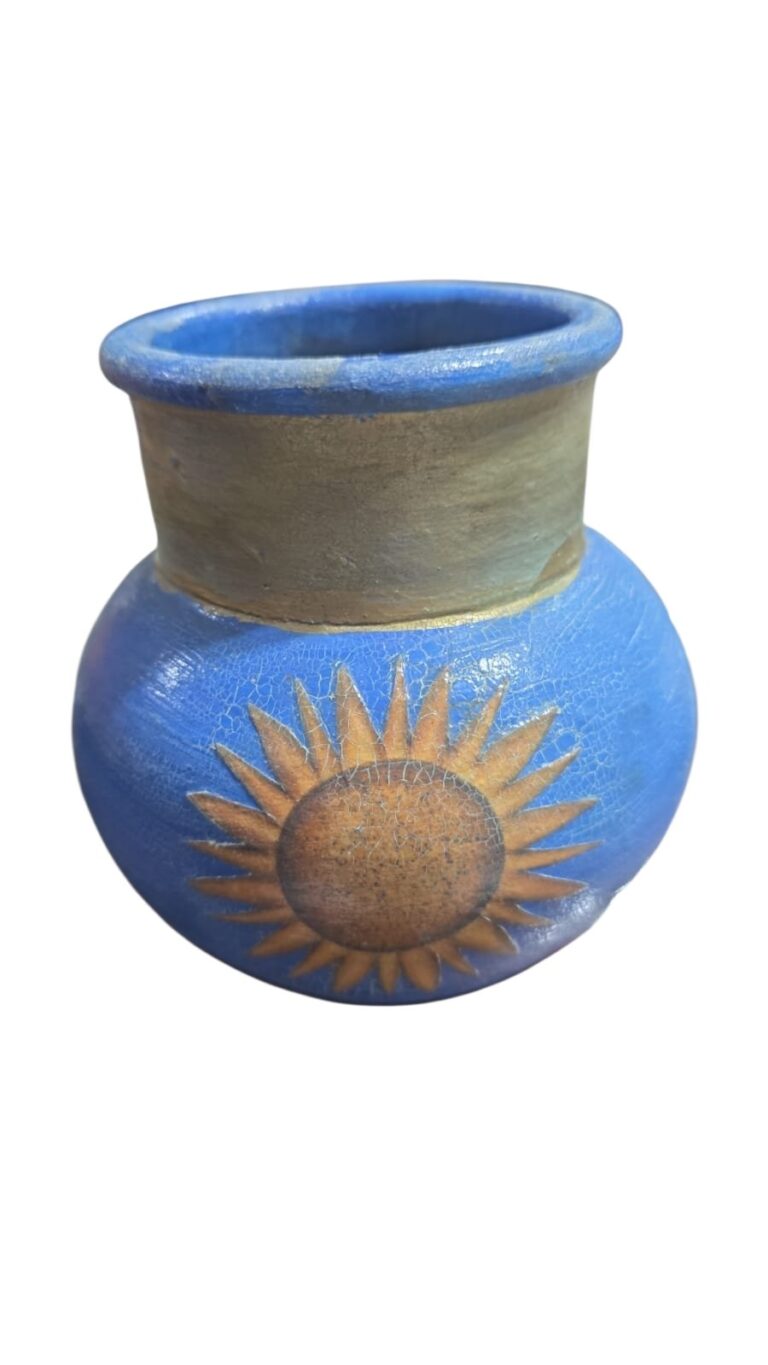 Belo vaso de cerâmica