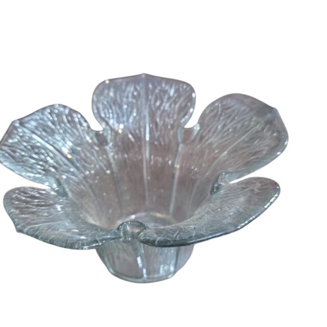 Cachepot flor de vidro