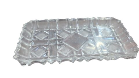 Bandejinha de cristal