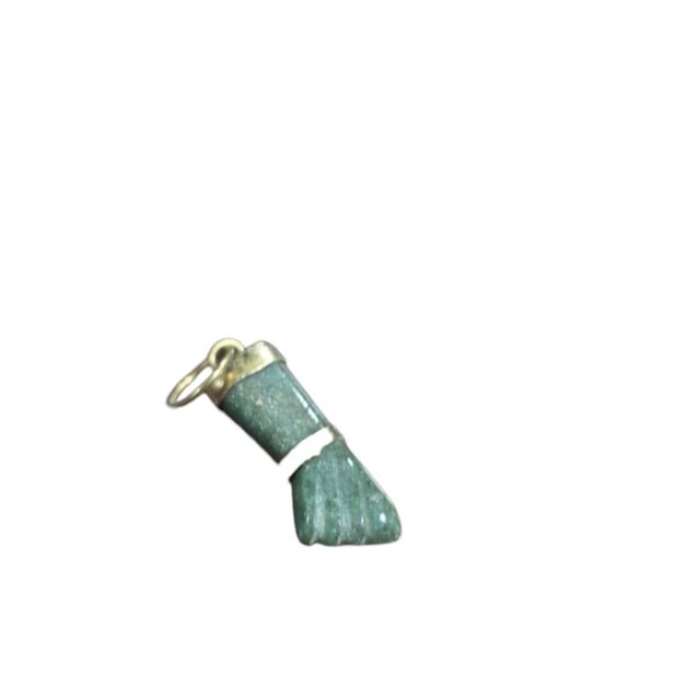 Elegante pingente de figa de pedra
