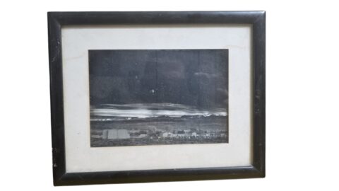 Quadro com bela fotografia noturna em grande exposição