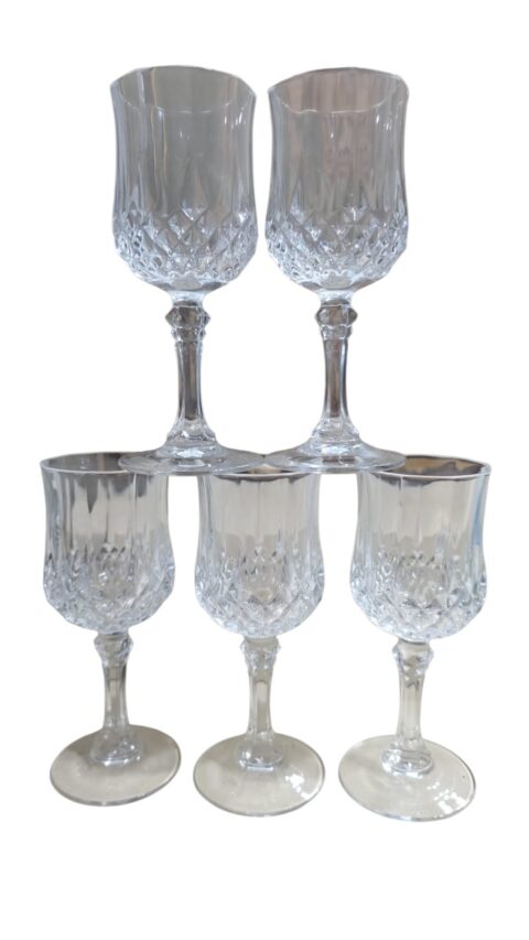Taças de cristal francês, Cristal d'Arques Paris, de ótima qualidade. (valor unitário)