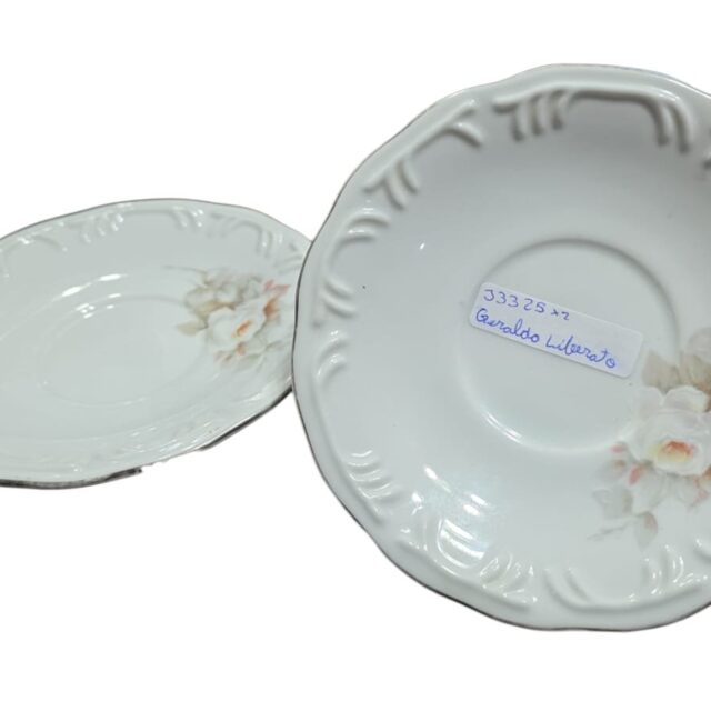 Par de pires de chá porcelana Schmidt