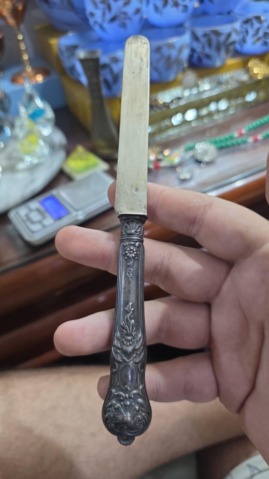 Espátula francesa em prata de lei, contrastada - Imagem 2