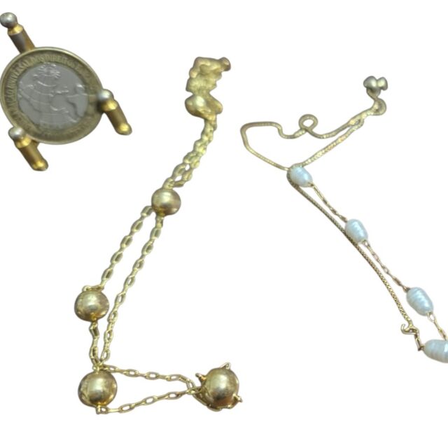 Par de pulseiras/tornozeleiras