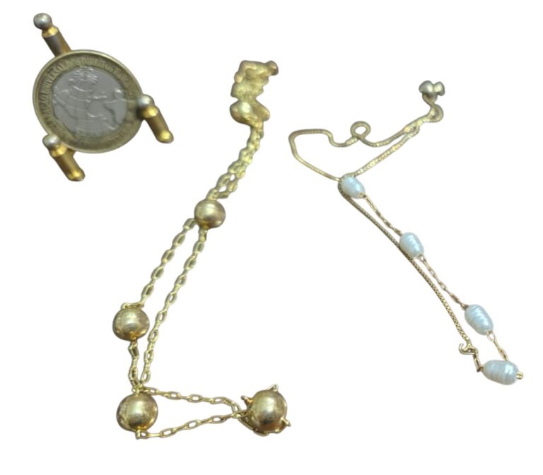 Par de pulseiras/tornozeleiras