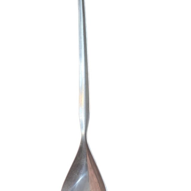 Inox antigo de servir, com pendurador