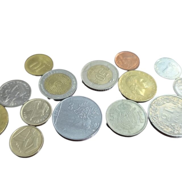 Lote numismática, 14 antigas moedas