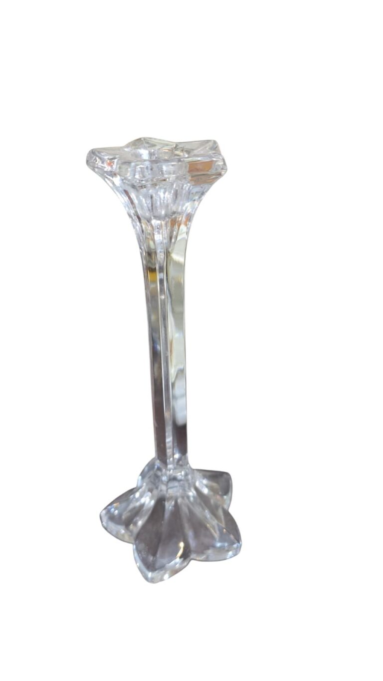Castiçal flor de cristal de boa qualidade