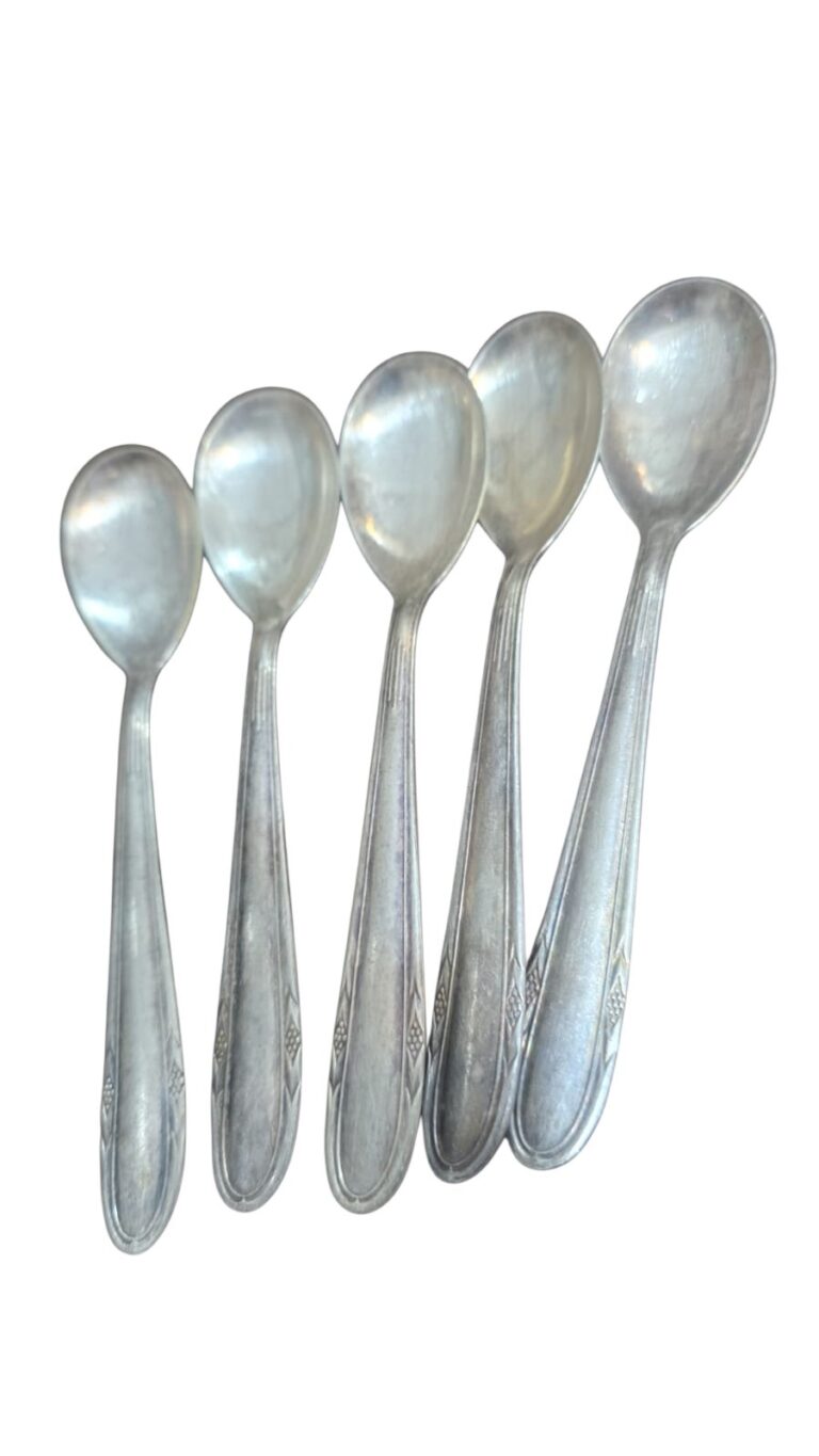 Colheres espessuradas a prata Eberle. (valor unitário)