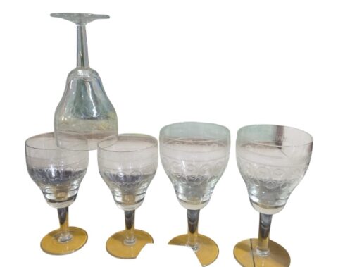 Conjunto de taças de cristal Saint Louis