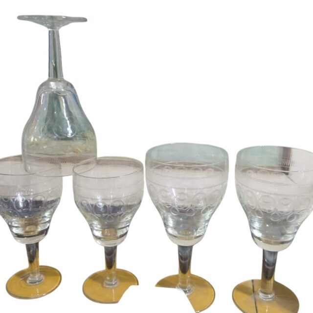 Conjunto de taças de cristal Saint Louis