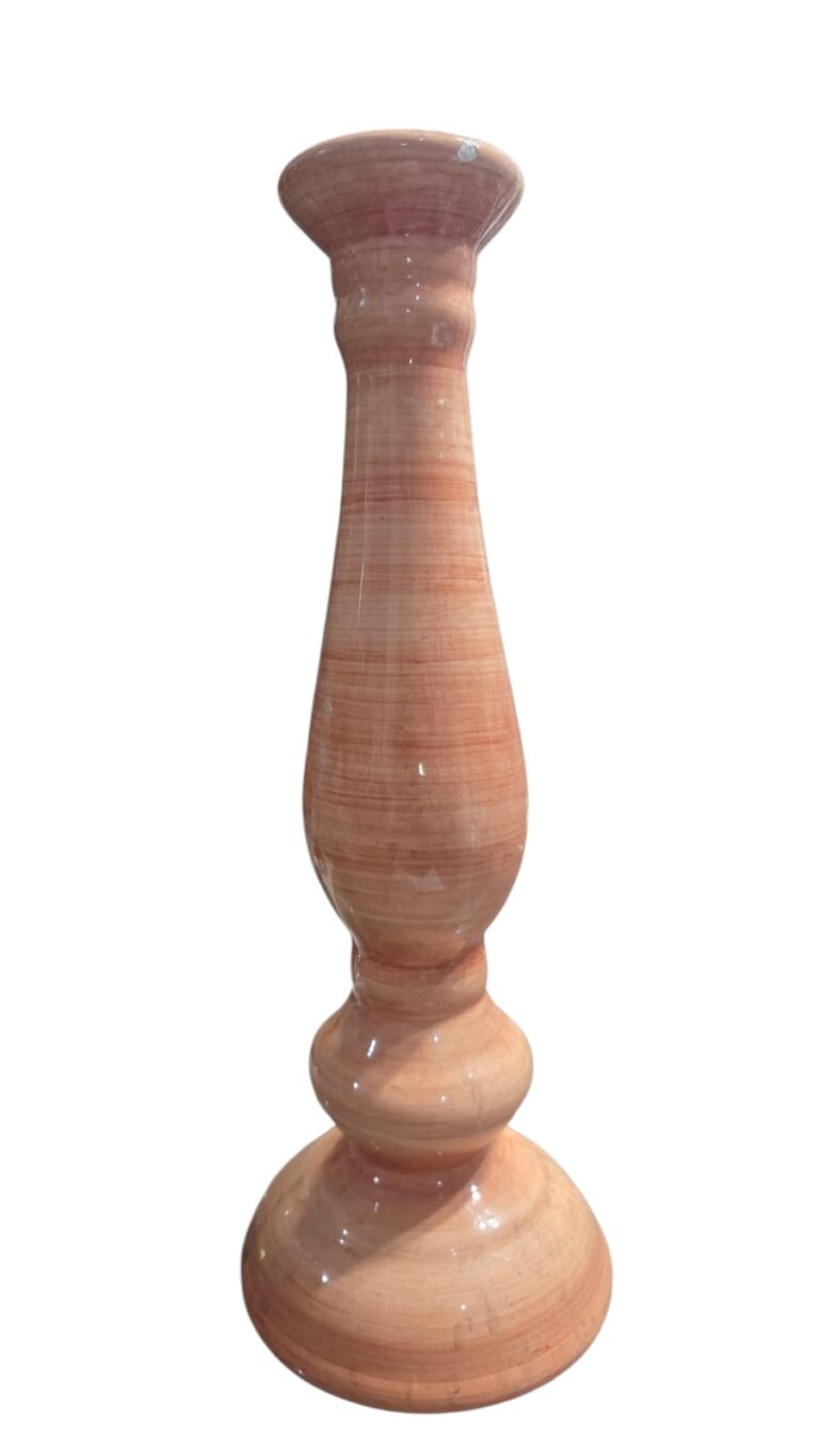 Grande castiçal de cerâmica