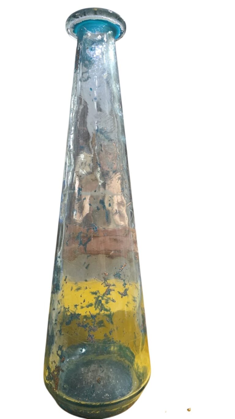 Grande vaso de vidro
