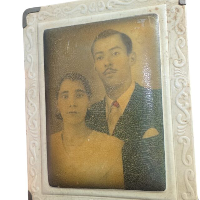 Antigo porta retrato modelo luxo da época