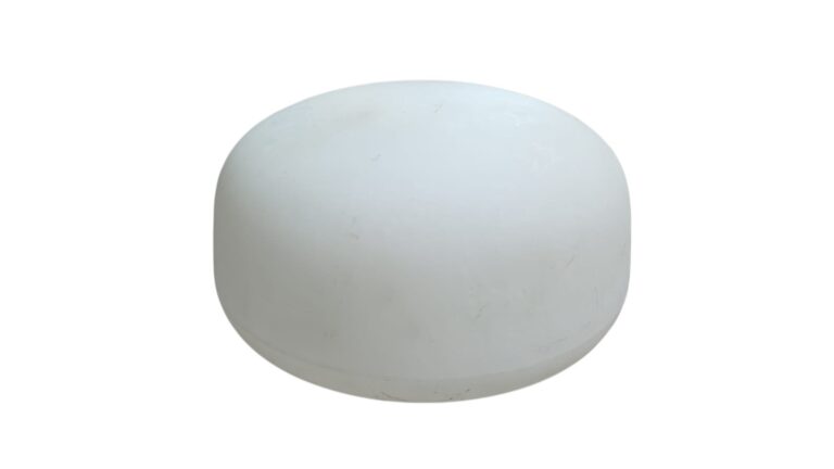 Cúpula cogumelo em vidro satiné