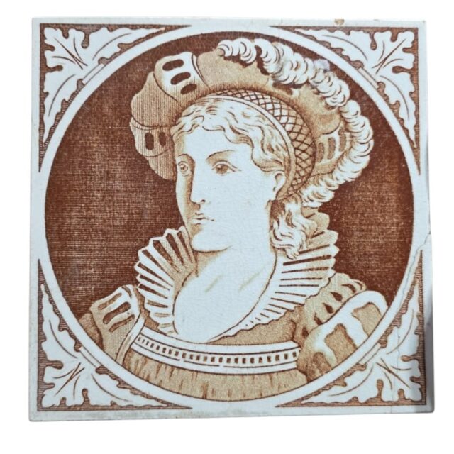 Antigo e belo azulejo
