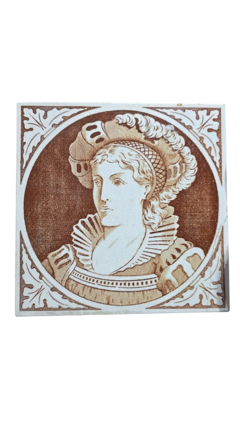 Antigo e belo azulejo
