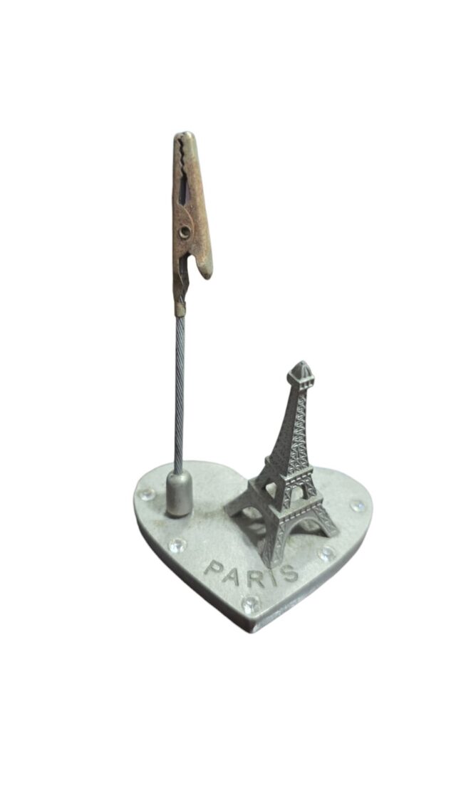 Porta recados francês de metal